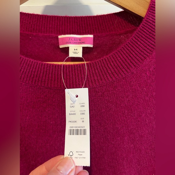 J. Crew Cashmere Classic Fit Crewneck Sweater - Picture 5 of 7